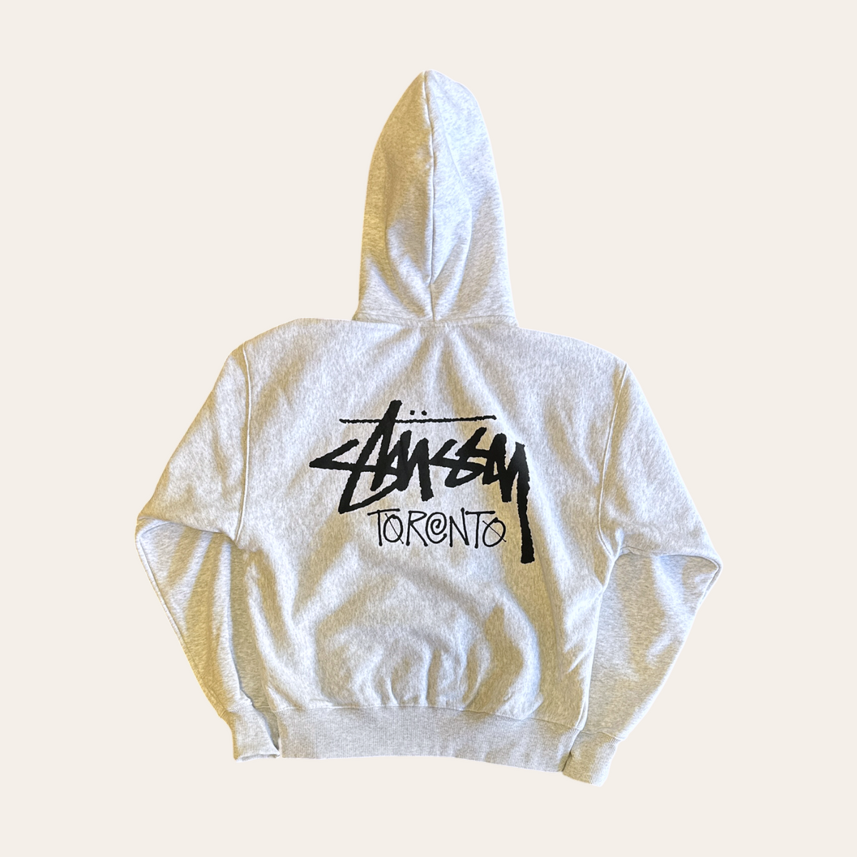 Brand New Stussy Toronto Zip Hoodie Grey Size M
