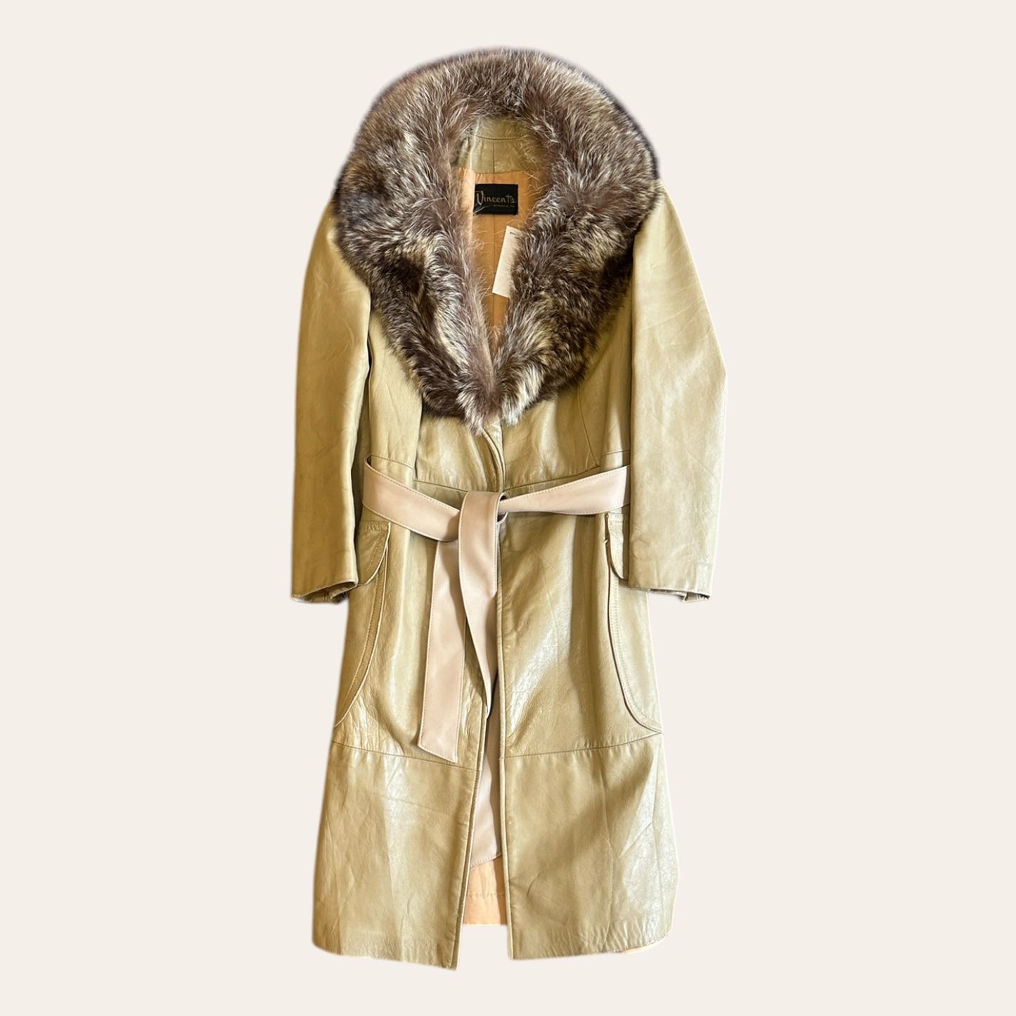 Vincents Leather Coat