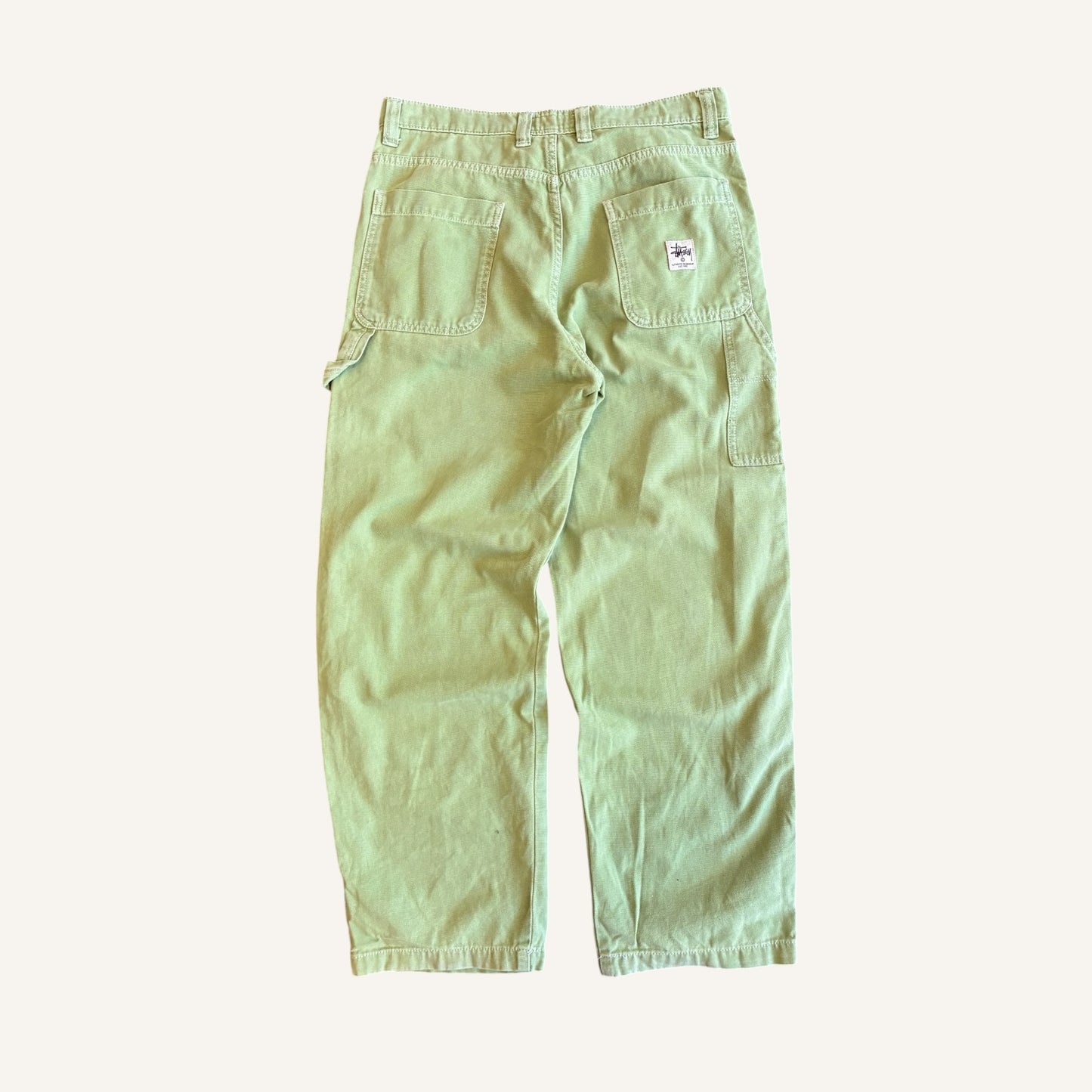 Stussy Work Gear Double Knee Pant Green Size 32