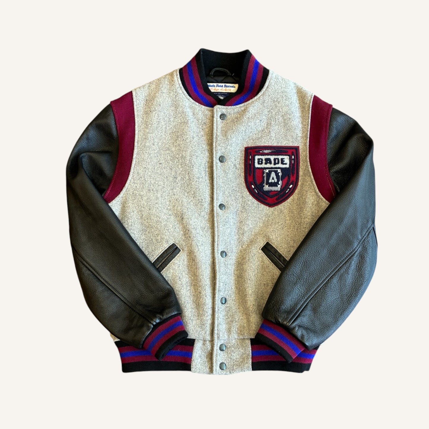 Bape x Ebbets Field Flannel Varsity Jacket Size L
