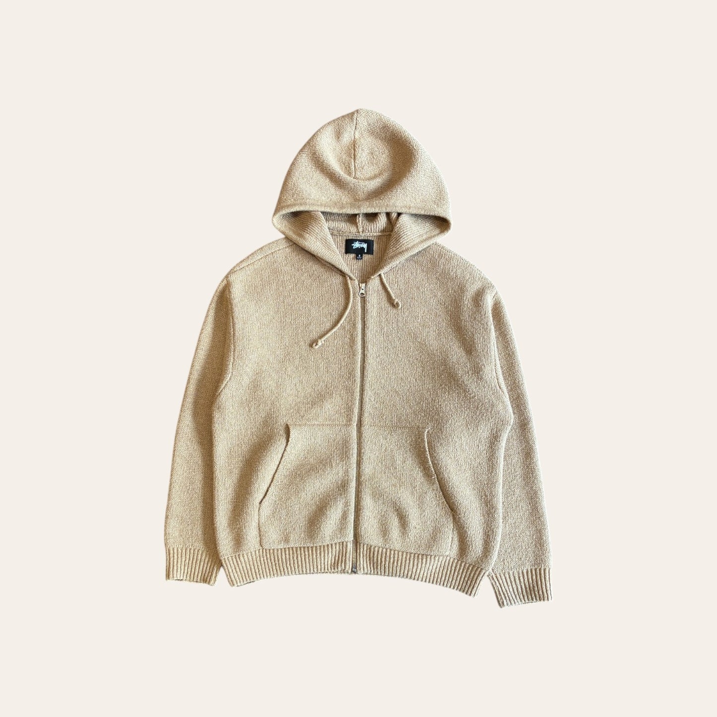 Stussy Wool Knit Hoodie Size S