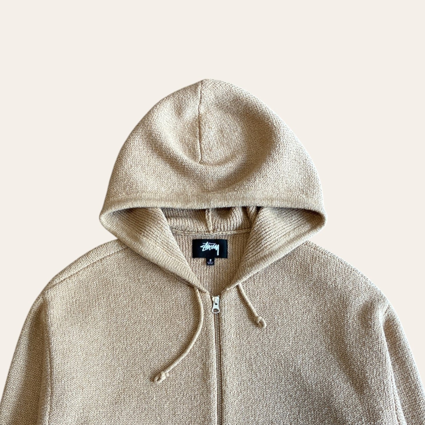 Stussy Wool Knit Hoodie Size S