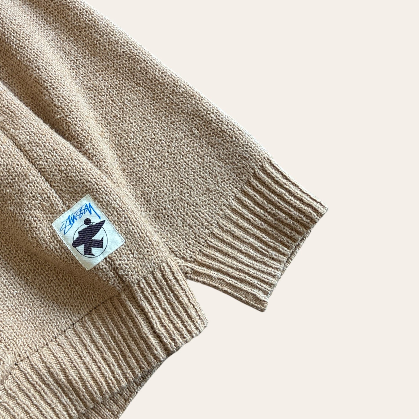 Stussy Wool Knit Hoodie Size S
