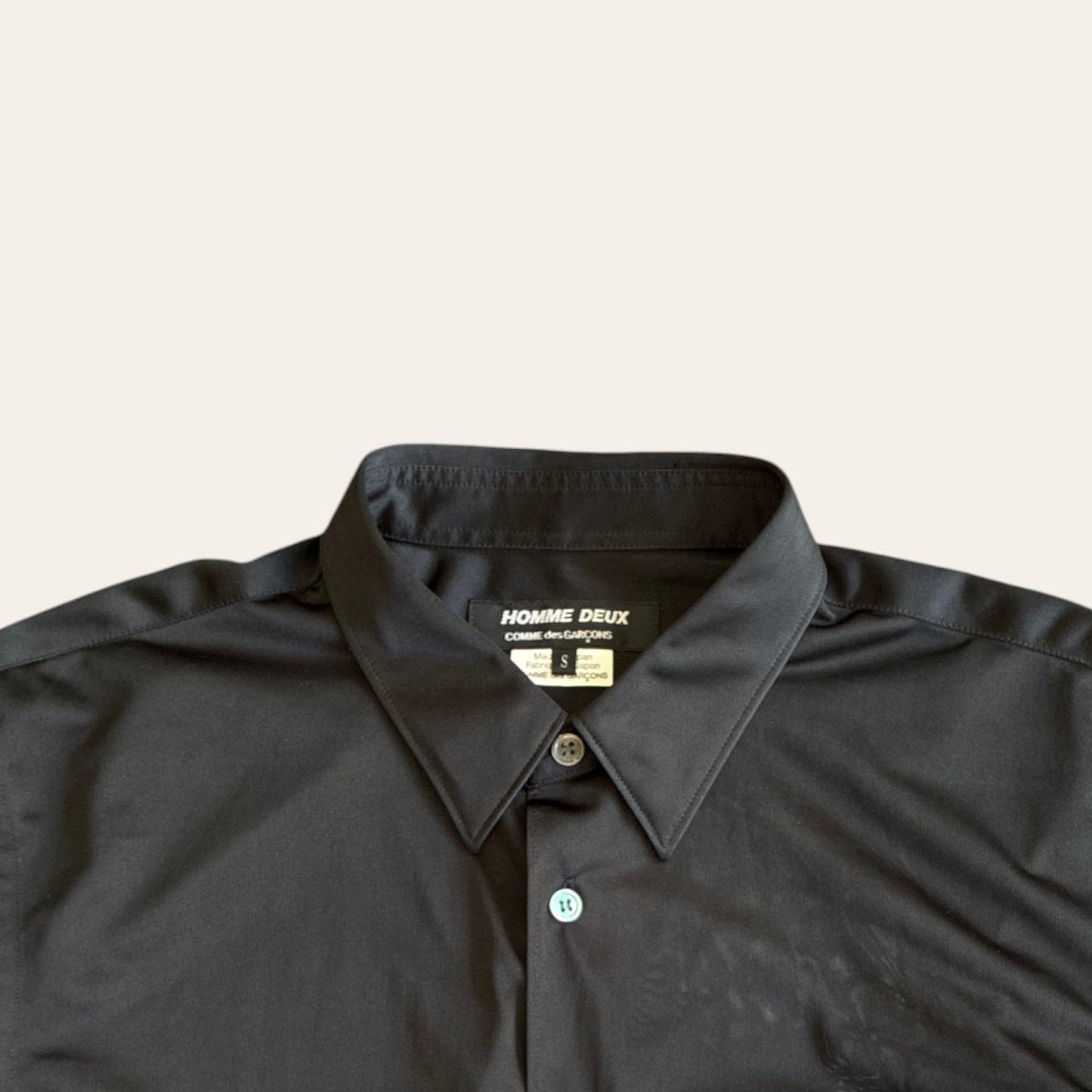 CDG Homme Deux Shirt Black Size S