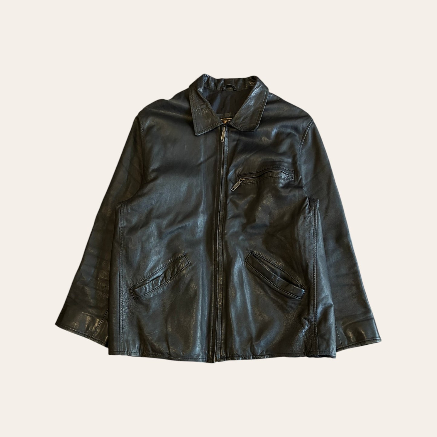Siricco Leather Jacket Size L