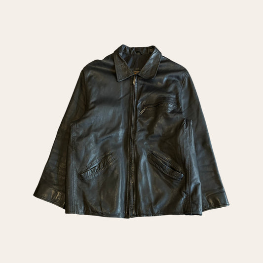 Siricco Leather Jacket Size L