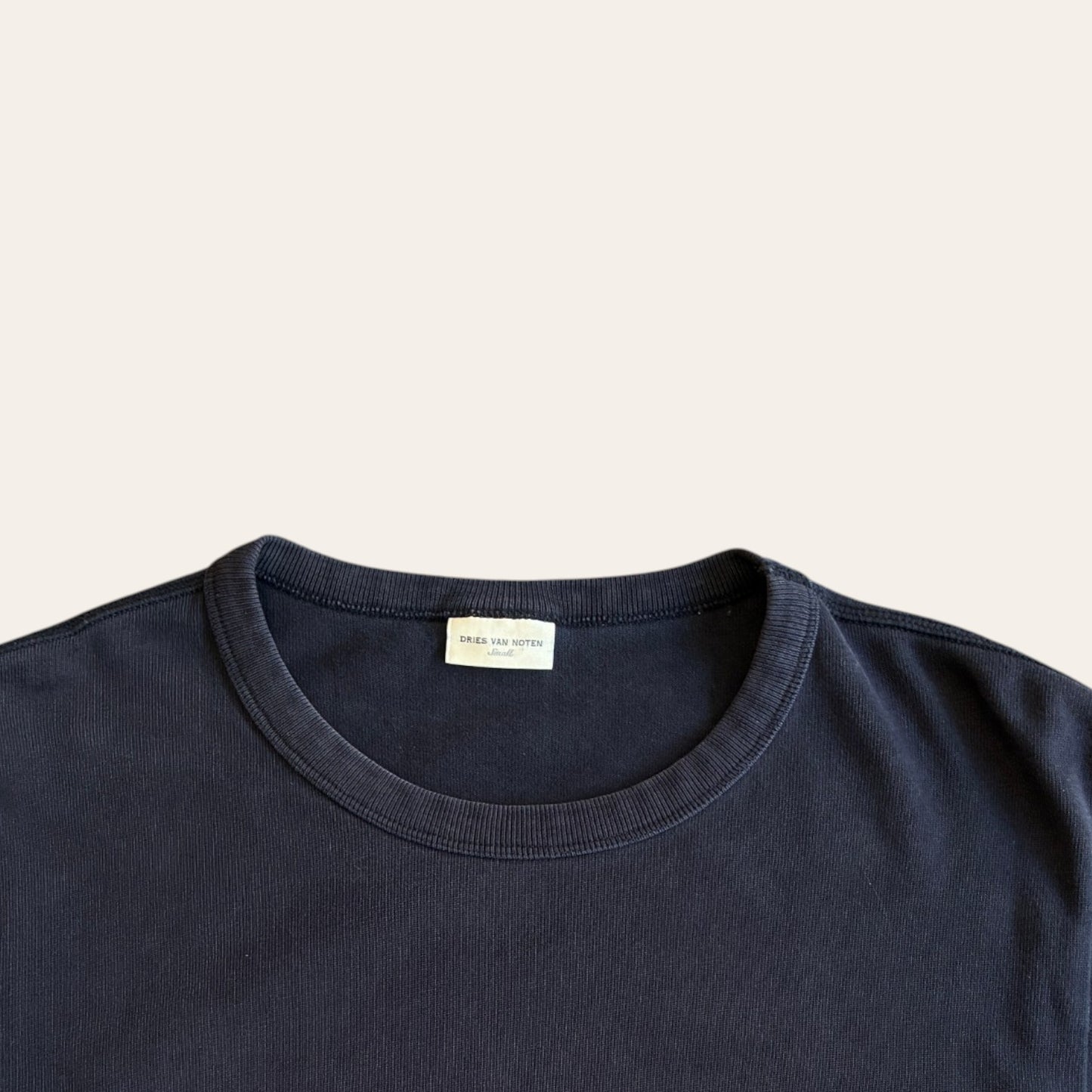 Dries Van Noten Tee Navy Size S