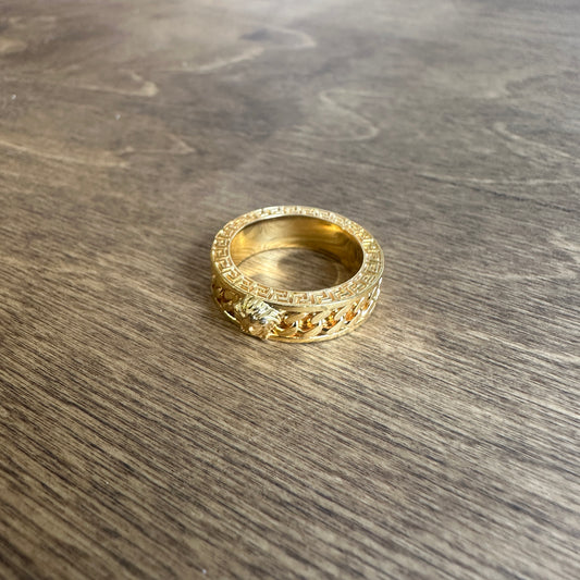Versace Chain Link Ring