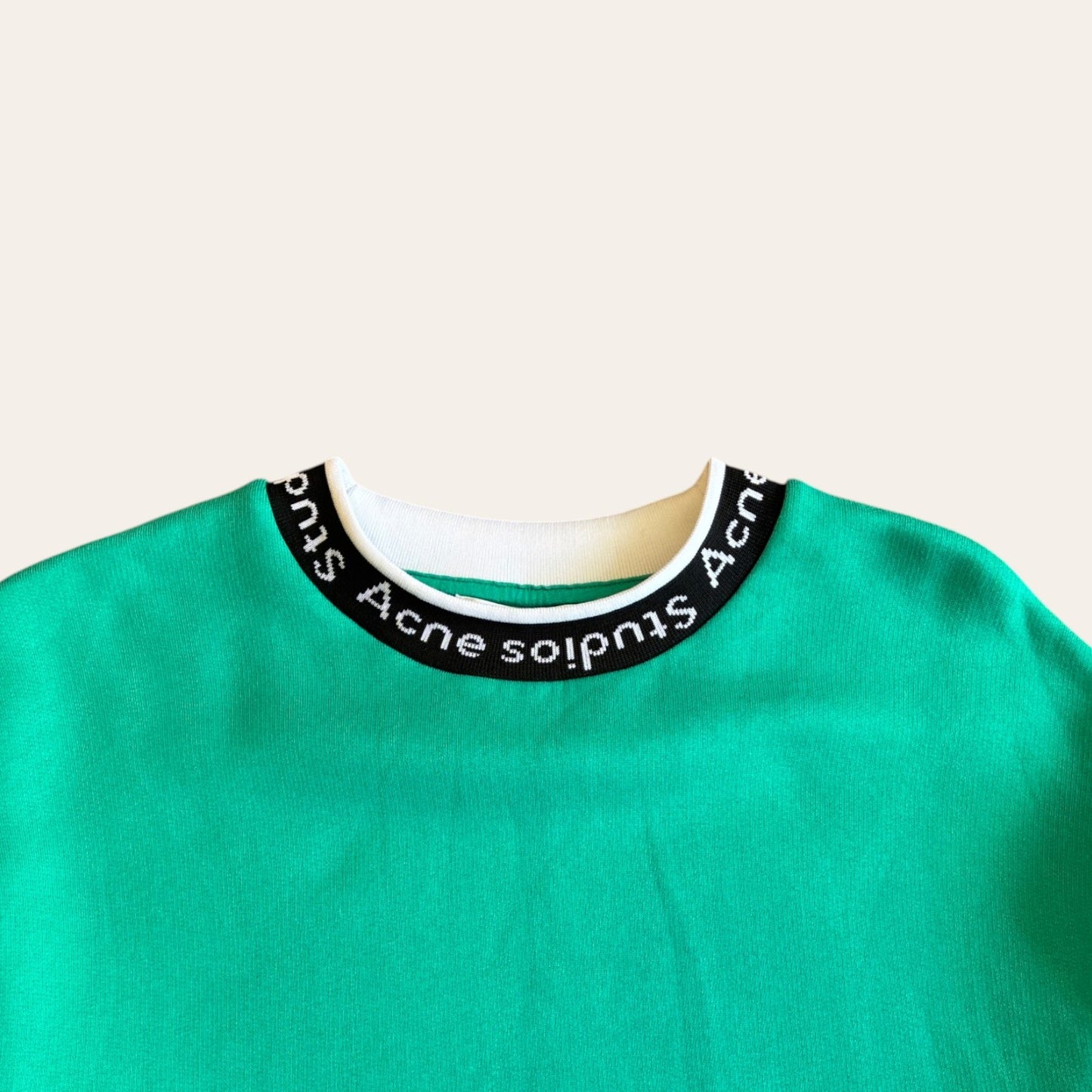 Acne Studios Neck Logo Sweater Size S