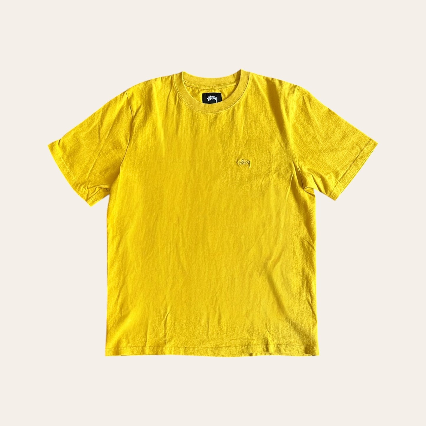 Stussy Tee Yellow Size M