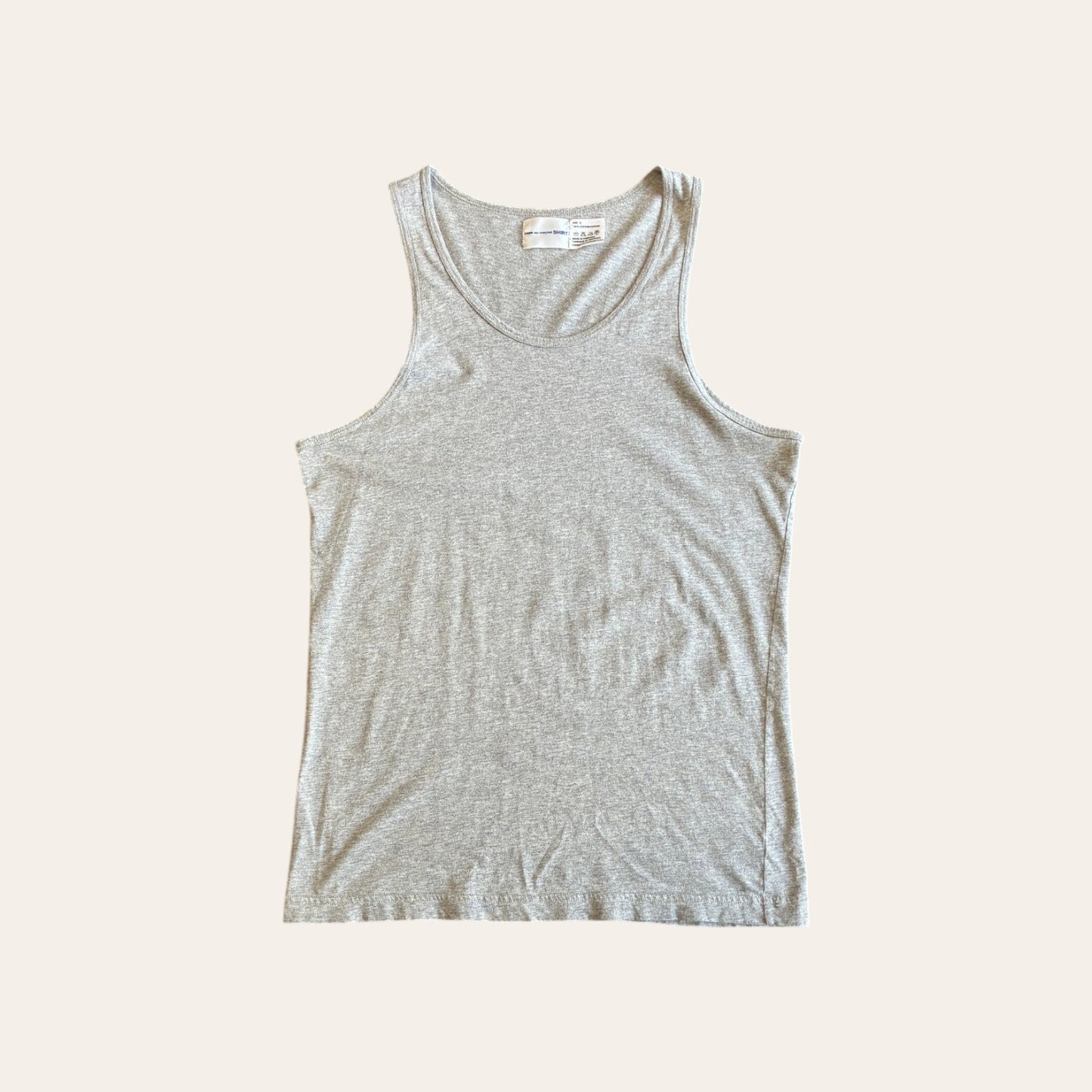 CDG Shirt Tank Top Grey Size S