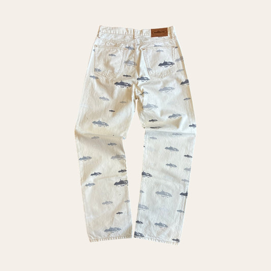 Brand New Corteiz Logo Denim Size L
