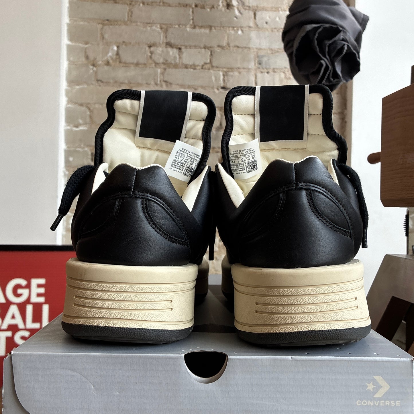Rick Owens x Converse Turbowpn Size 11.5