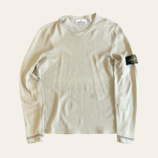 Stone Island Knit Sweater Beige Size M