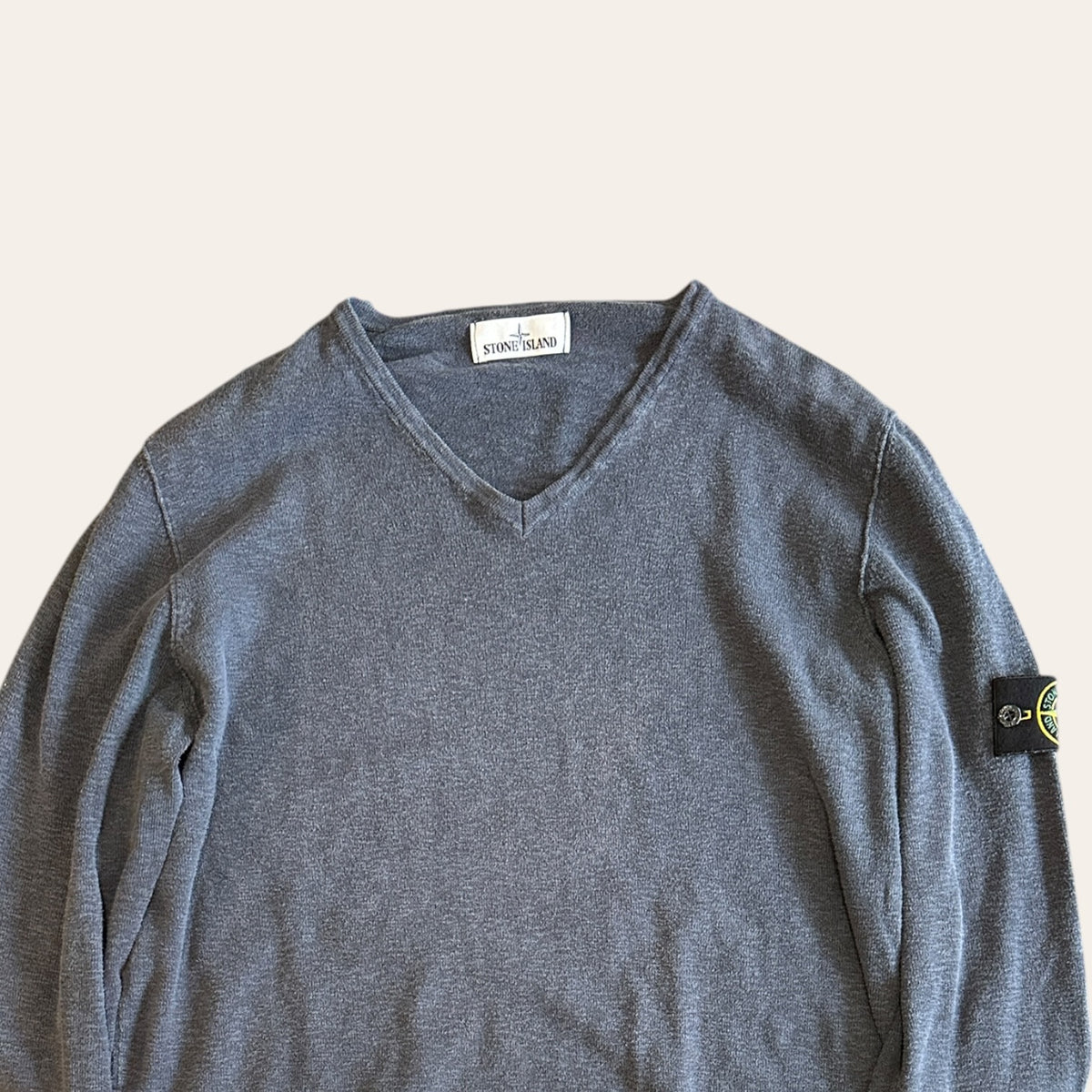 Stone Island V Neck Sweater Size XXL