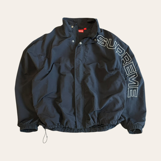Supreme Embroidered Track Jacket Black Size L
