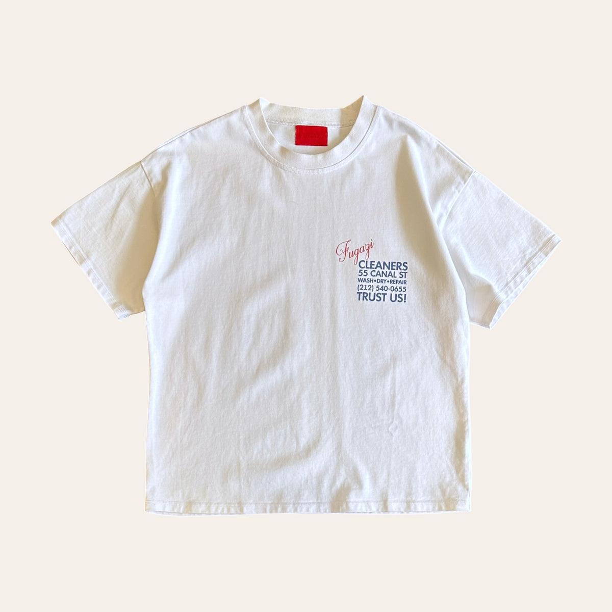 Fugazi Cleaners Canal St Tee Size S