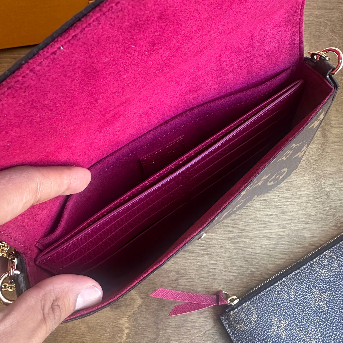 Brand New Louis Vuitton Pochette Félicie Bag
