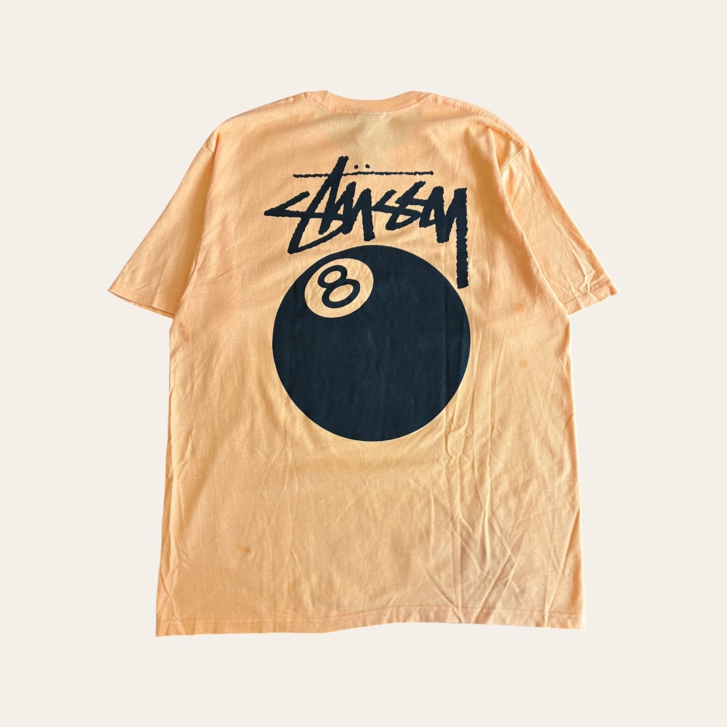 Brand New Stussy 8ball Tee Peach Size L