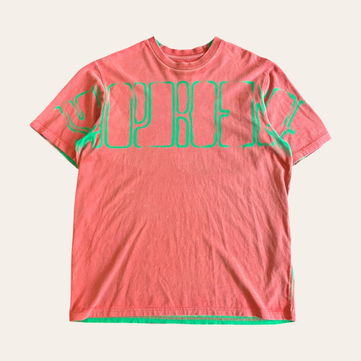 Supreme Tee Red/Green Size XL