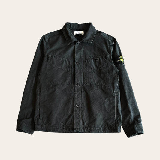 Brand New Stone Island Button up Jacket Washed Black Size M