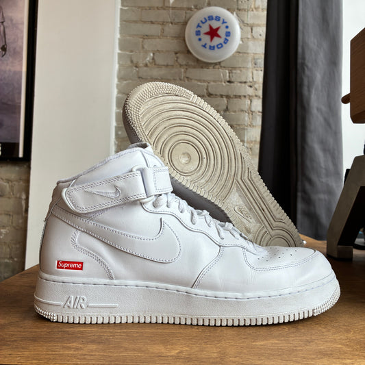 Nike AF1 High x Supreme White Size 11