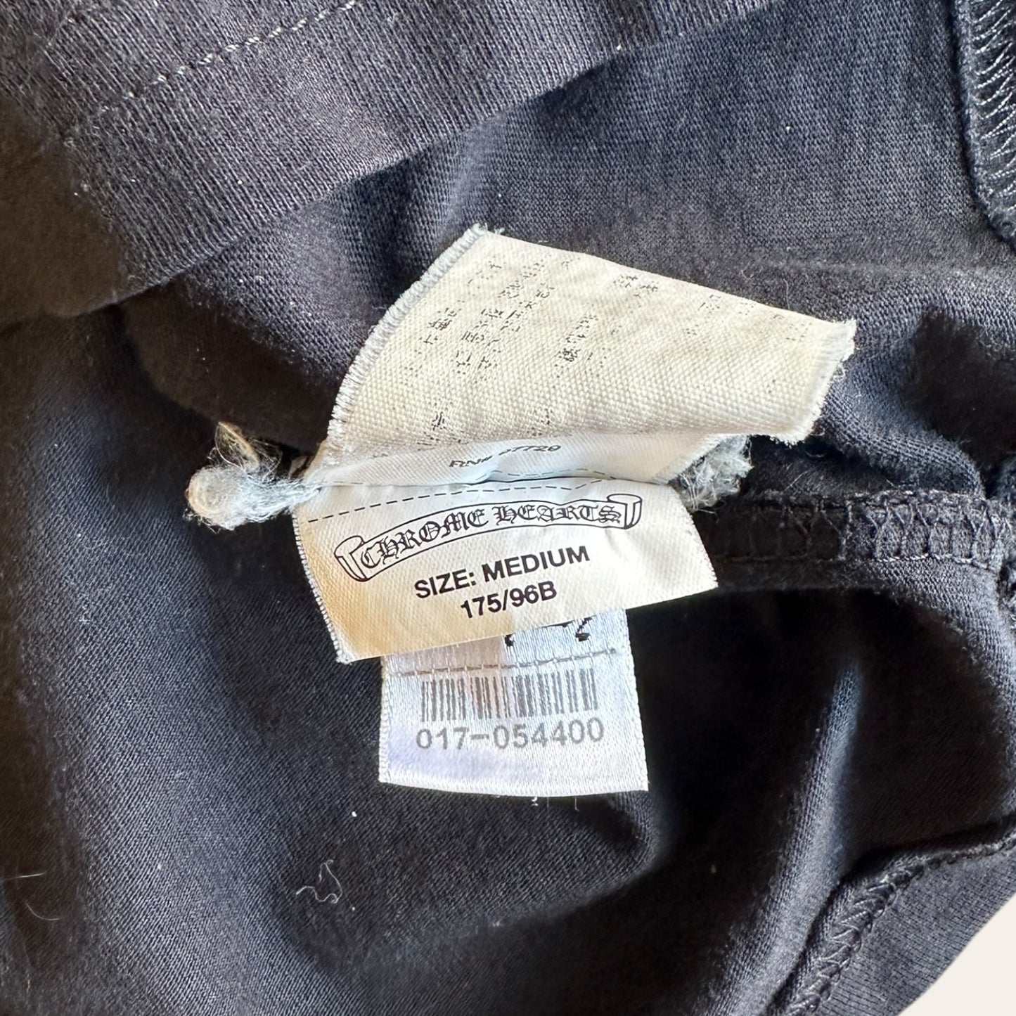 Chrome Hearts Script Collar Logo Long Sleeve Size M