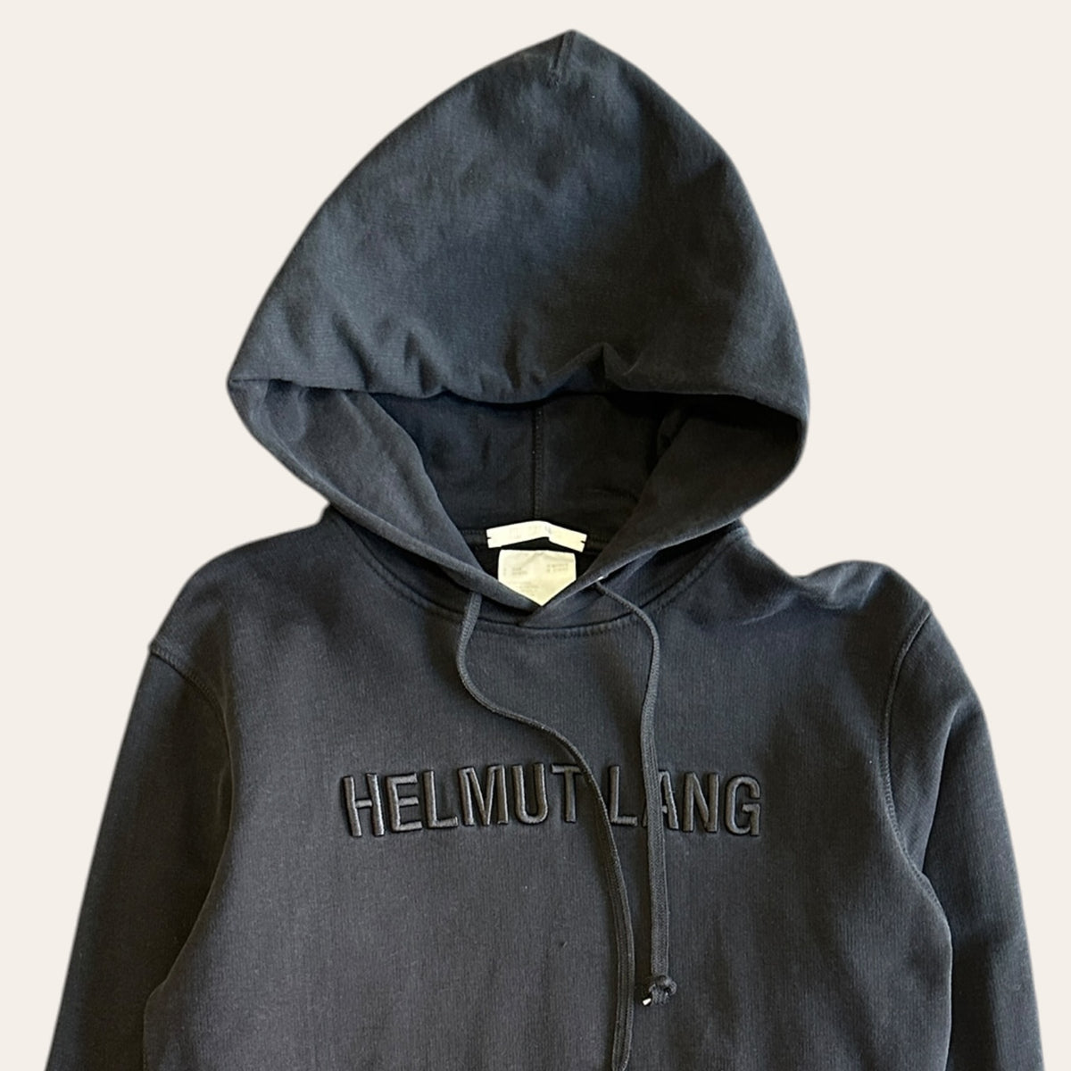 Helmut Lang Embroidered Hoodie Black Size S