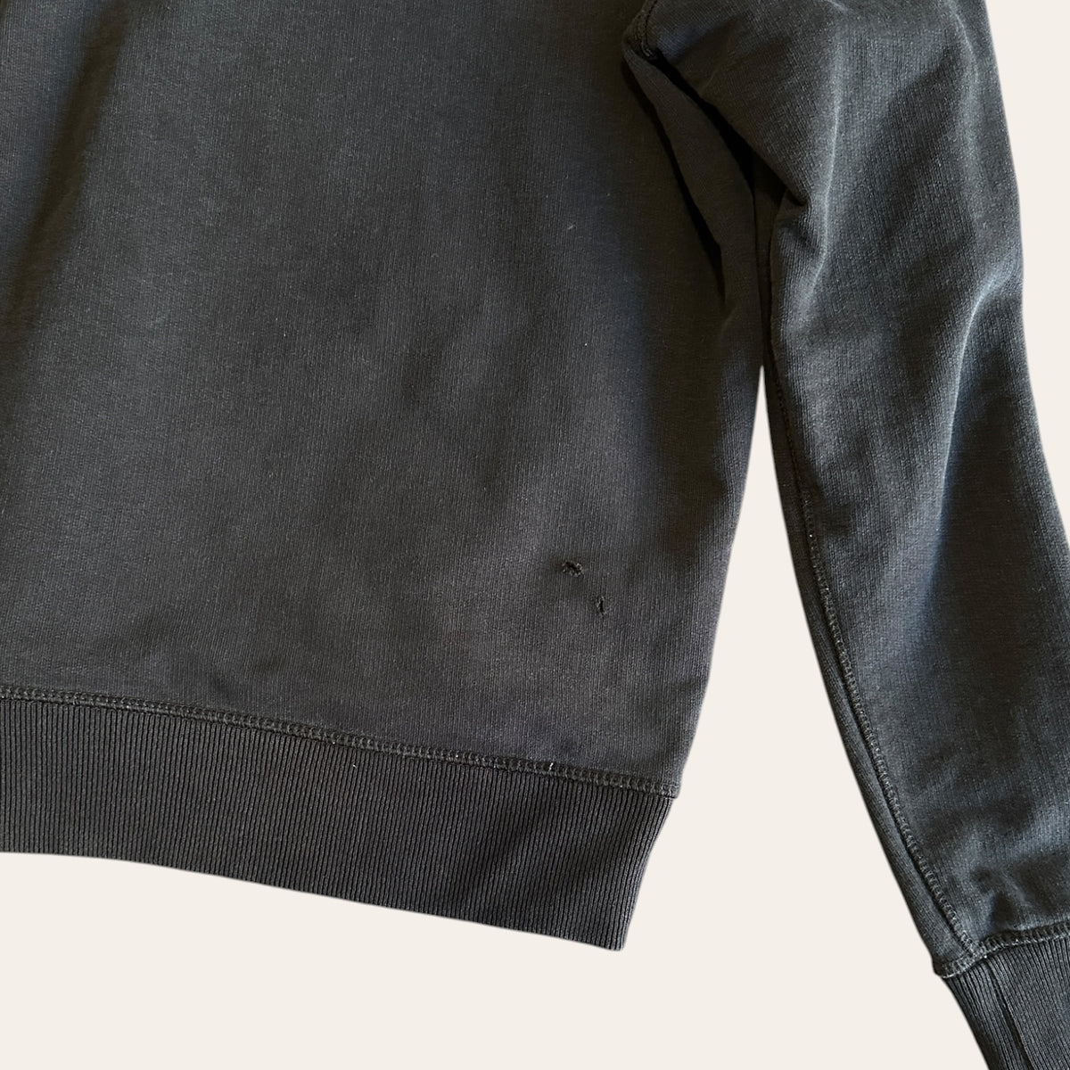 Helmut Lang Embroidered Hoodie Black Size S