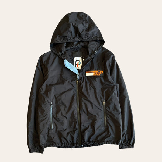 FW18 Prada Windbreaker Jacket Black Size M