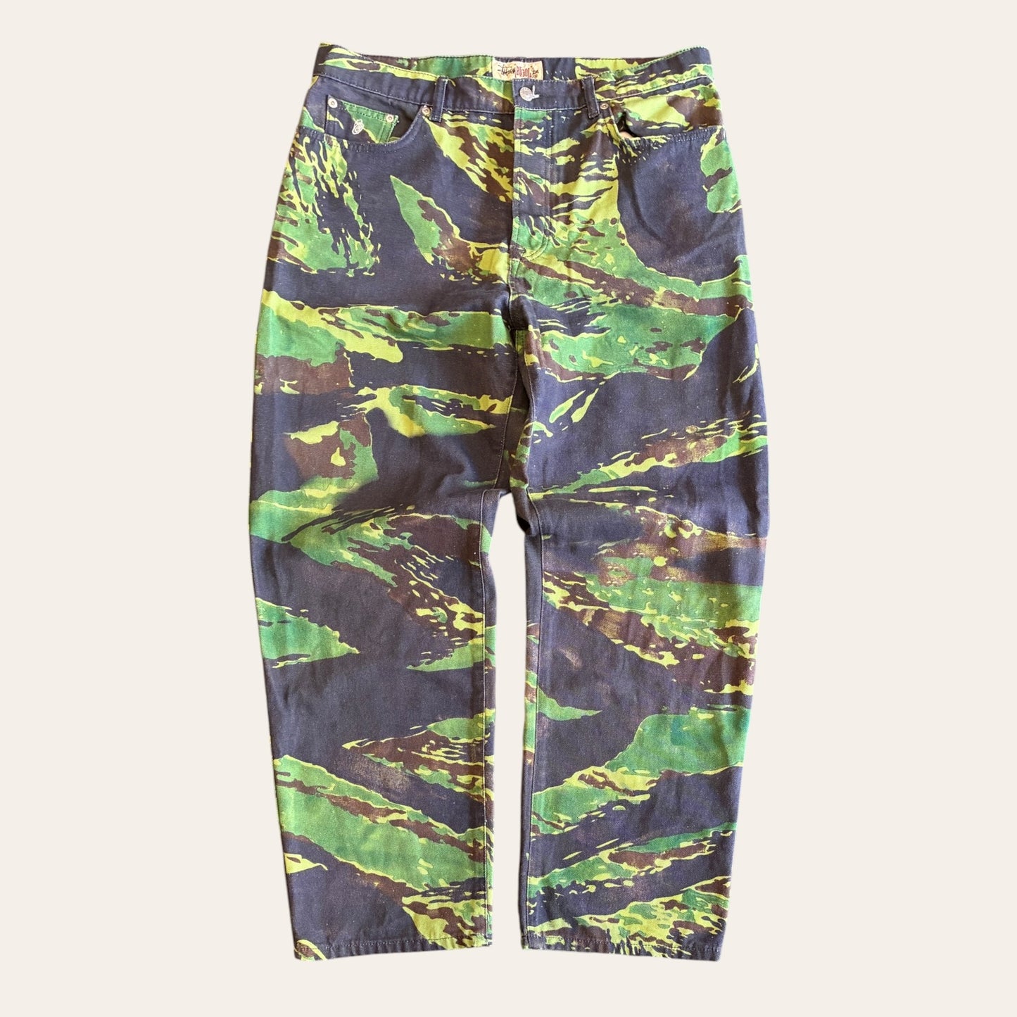 Stussy Big Ol Jeans Camo Size 34
