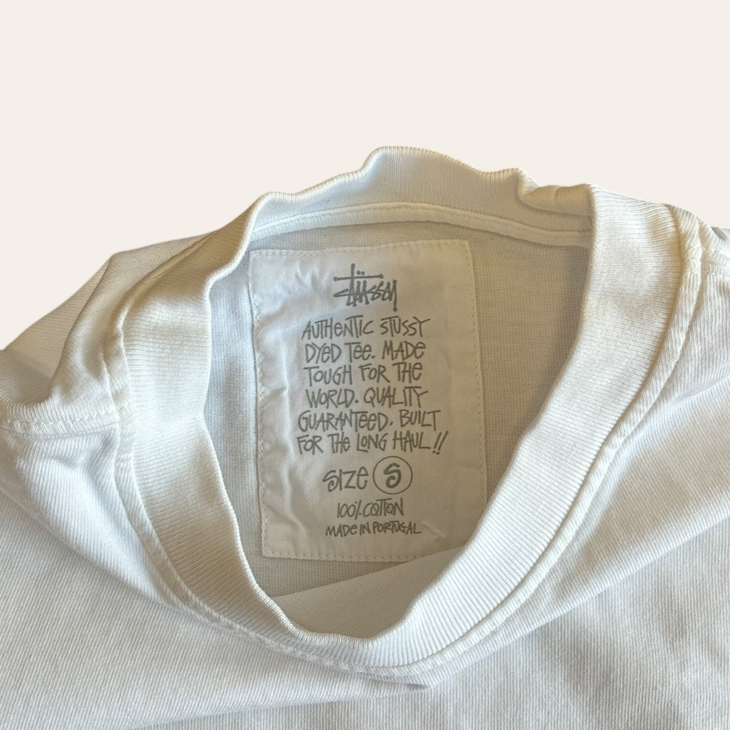 Stussy Dyed Tee White Size S