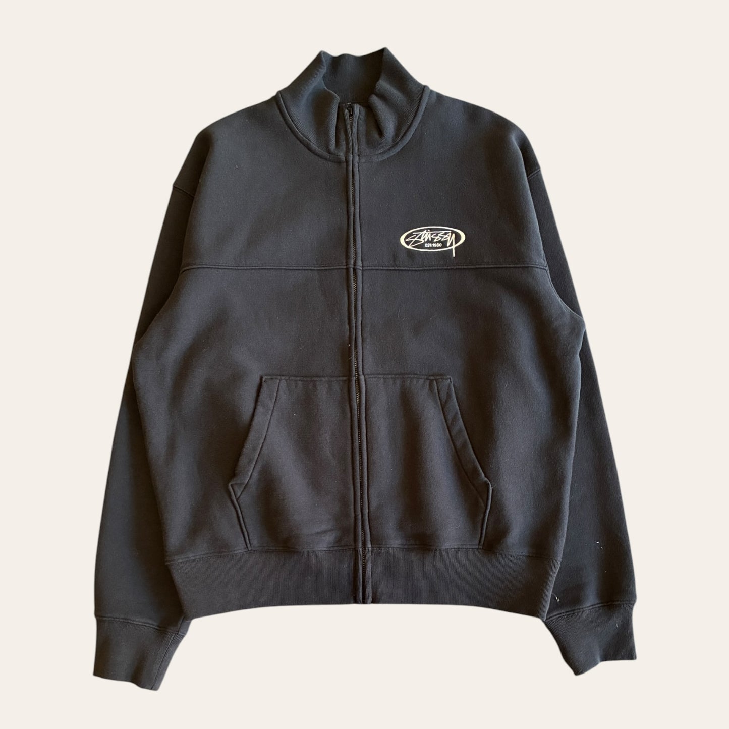 Stussy Track Top Black Size M