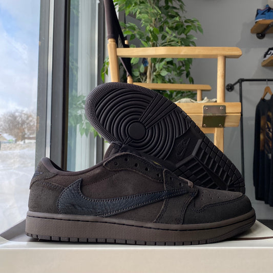 Brand New Travis Scott x Jordan 1 Low 'Velvet Brown'