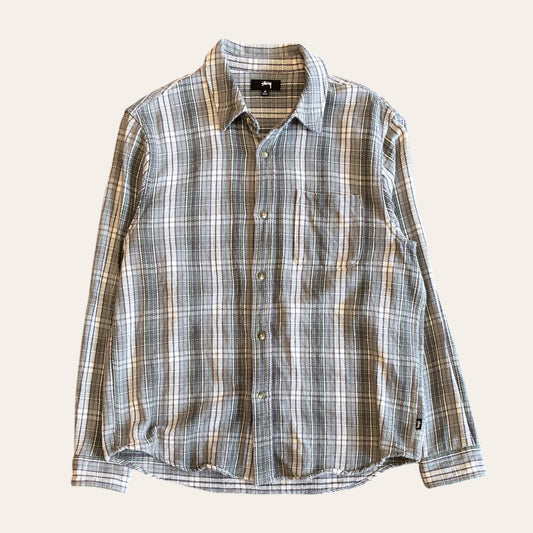 Stussy Flannel Blue/Green Size M