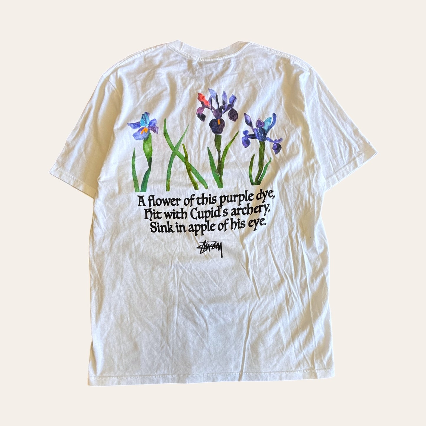 Brand New Stussy Flower Tee Size M