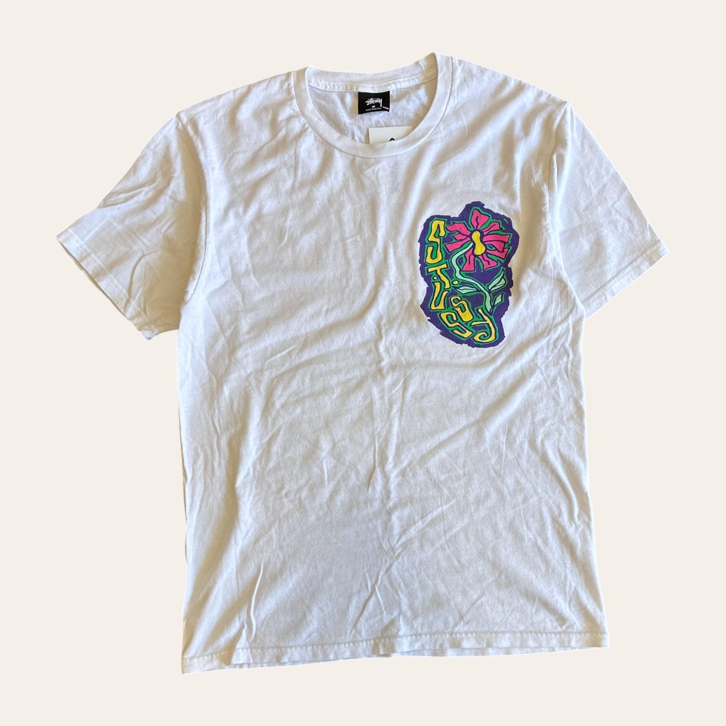 Stussy Hawaiian print Tee Size M