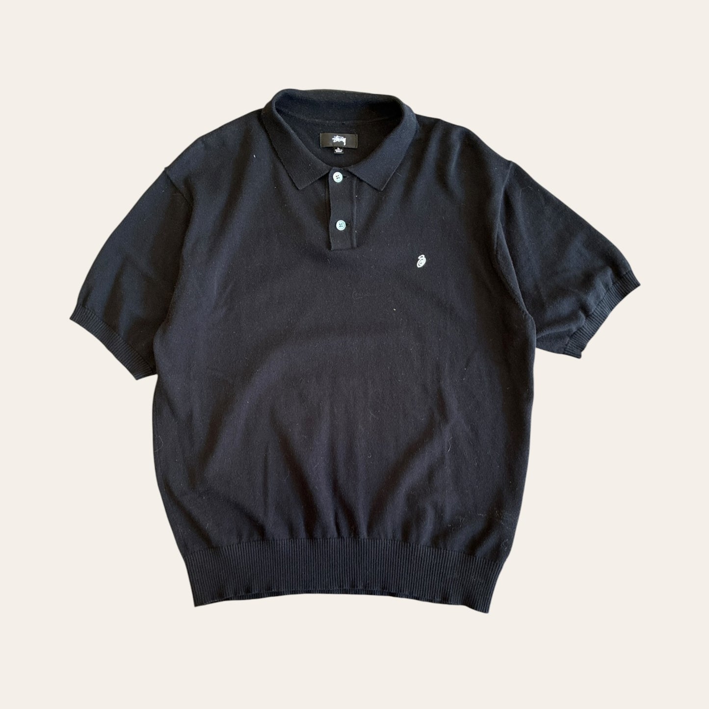 Stussy Knit Polo Size L