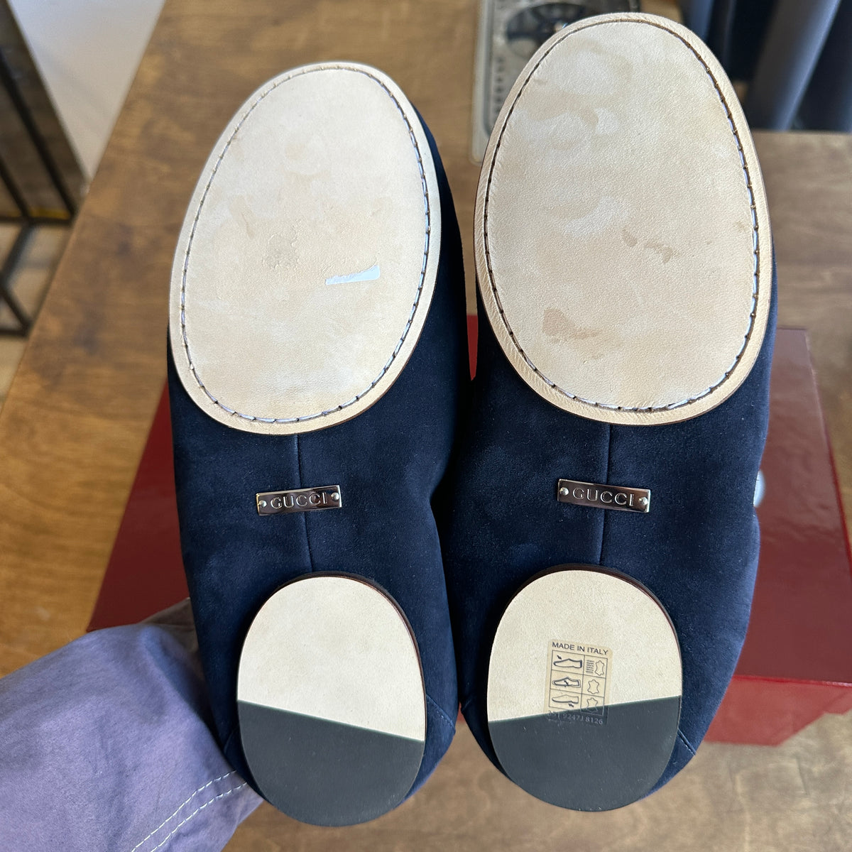 Brand New Gucci Horsebit 1953 Loafer Suede Size 8.5