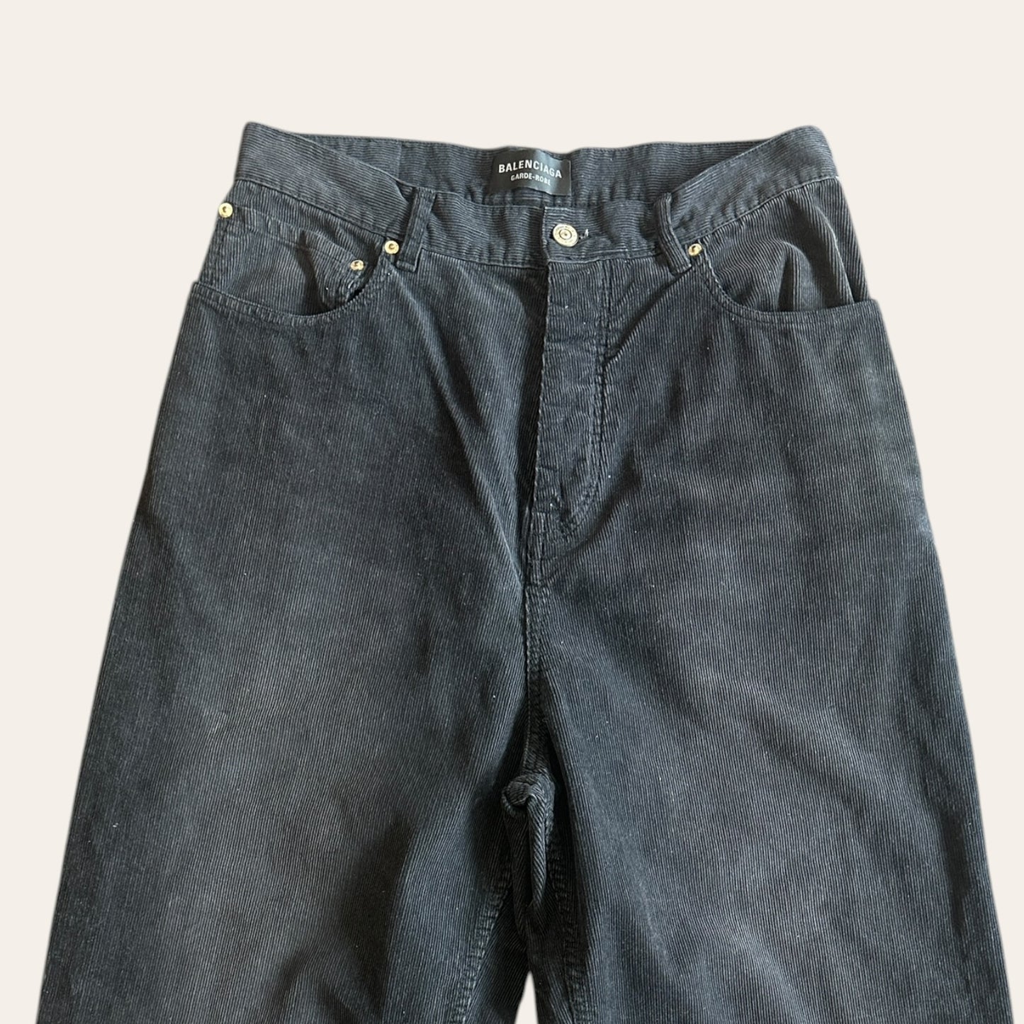 2023 Balenciaga Corduroy Jeans Size S