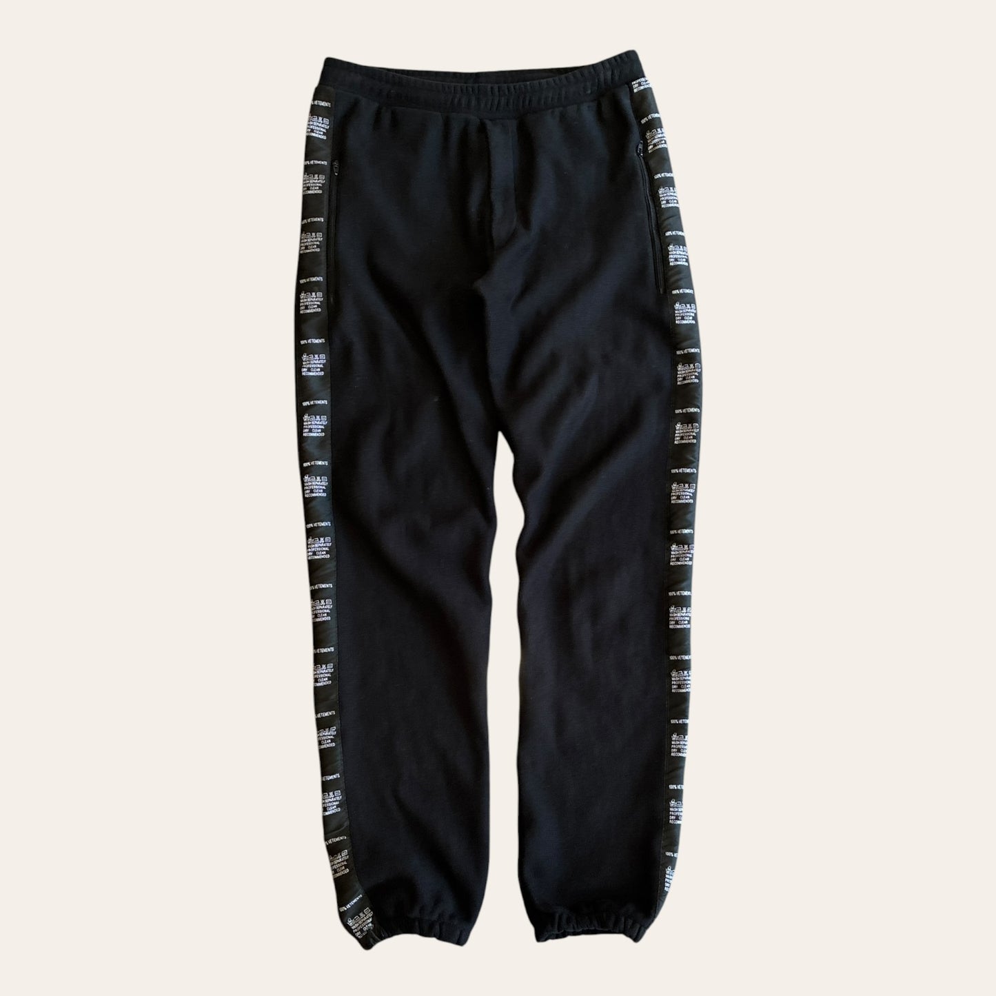 Vetements Wash Tag Sweatpants Size L