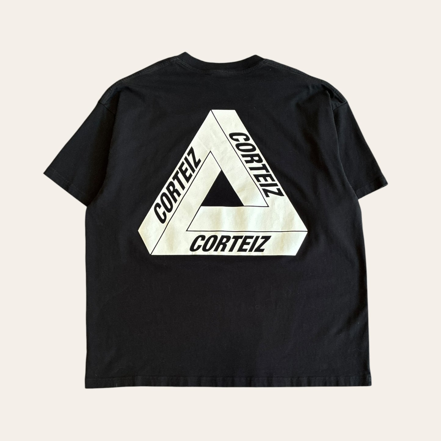 Corteiz Palace Logo Flip Tee Size XL