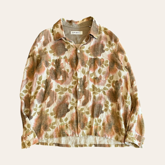 Our Legacy Floral Linen Shirt Size M