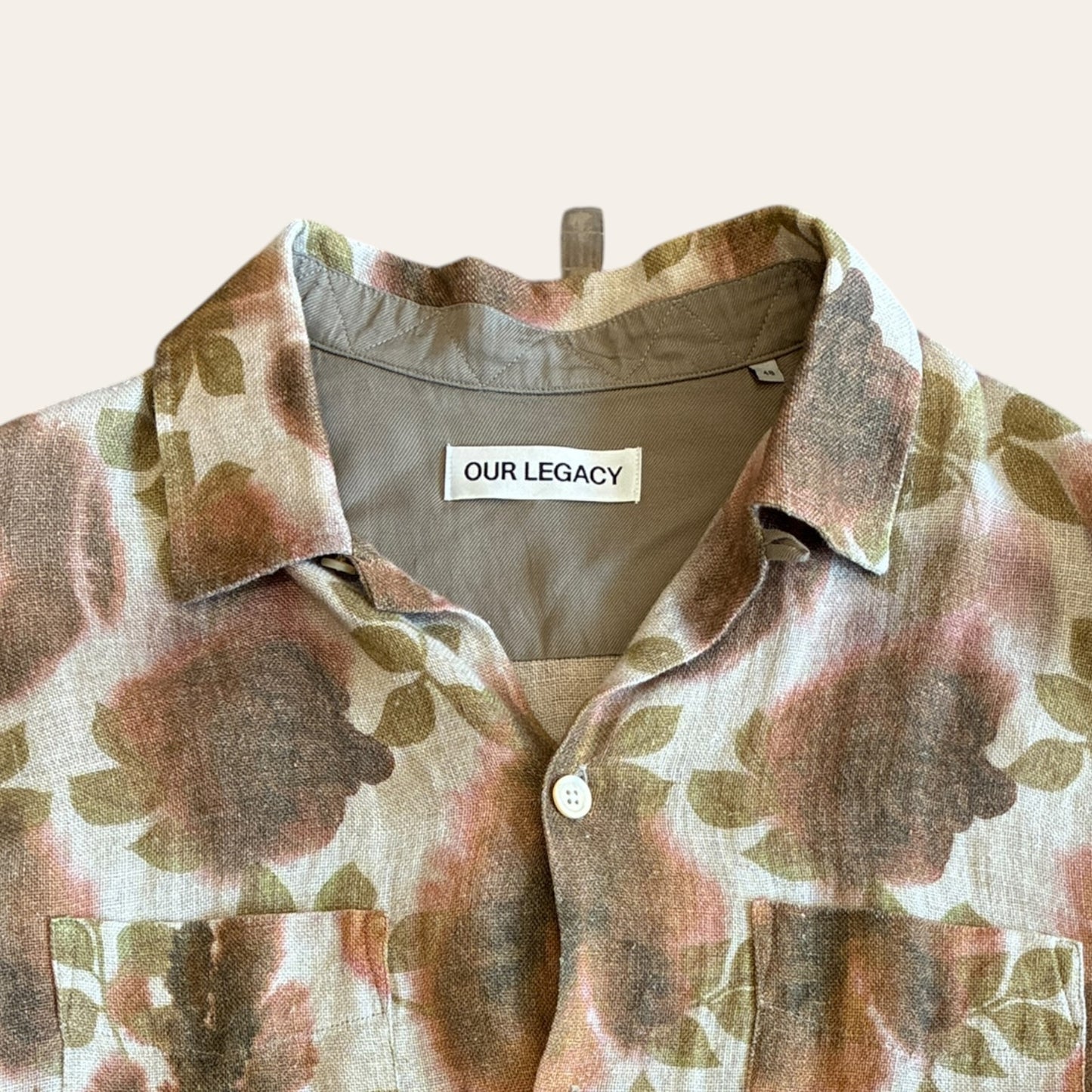Our Legacy Floral Linen Shirt Size M