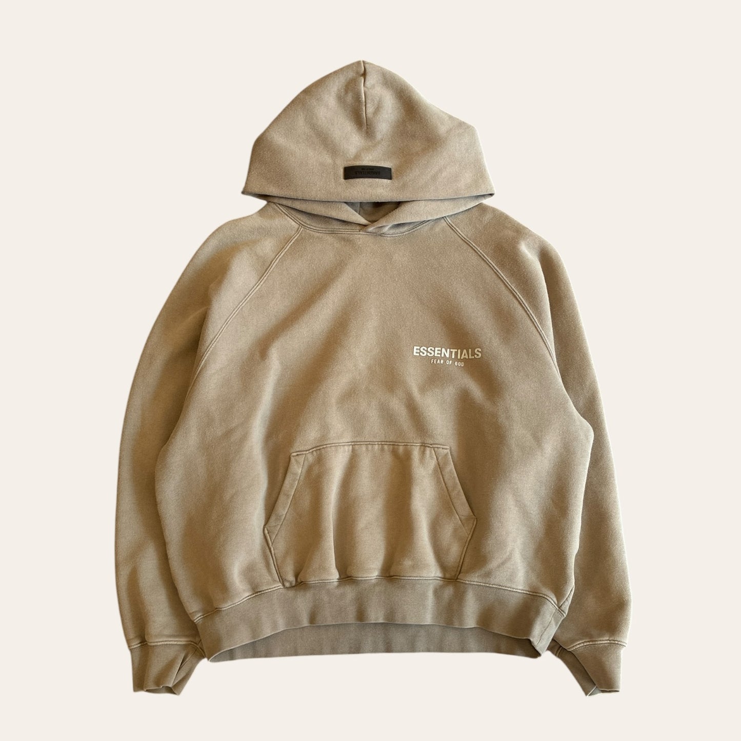 Essentials Hoodie Tan Size M