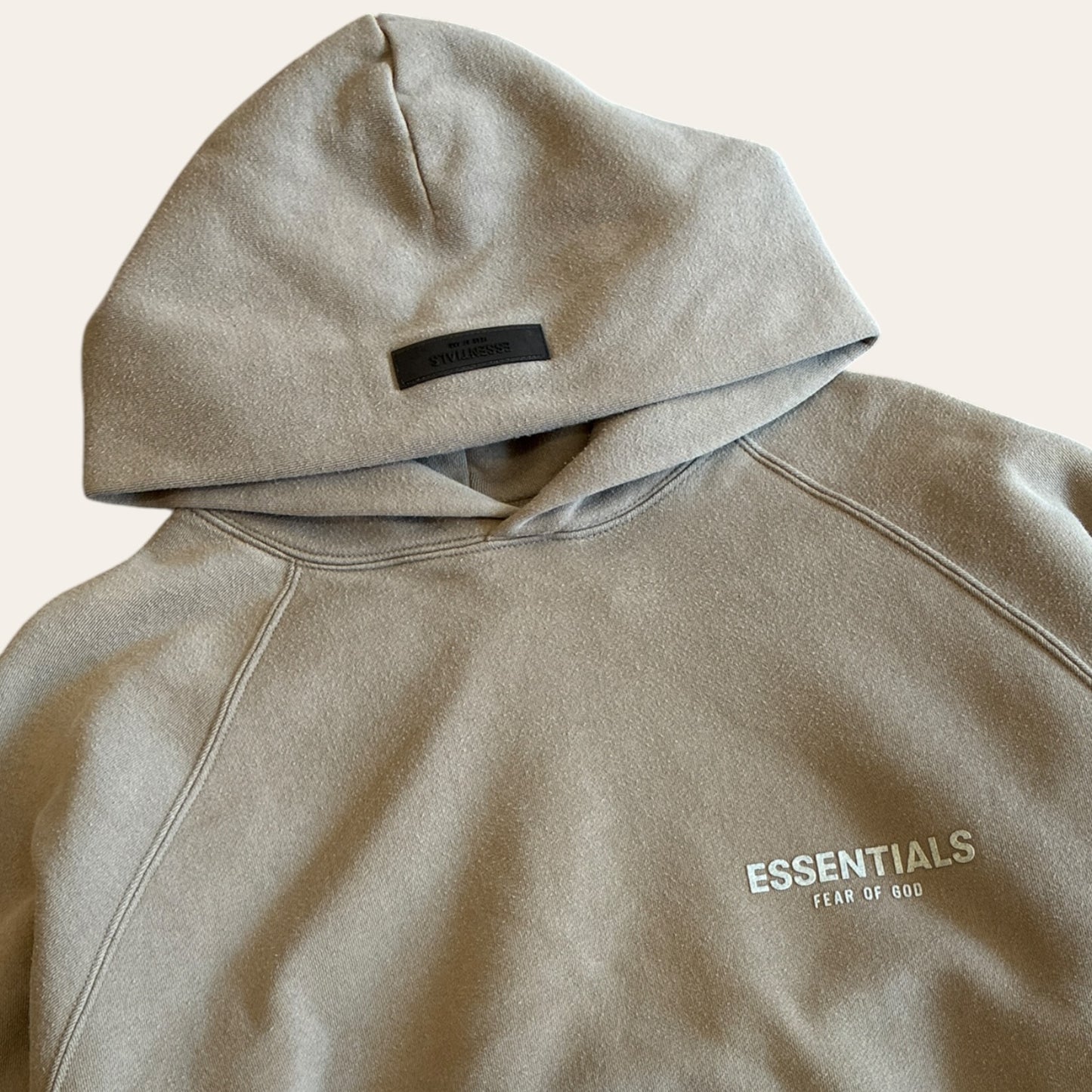Essentials Hoodie Tan Size M