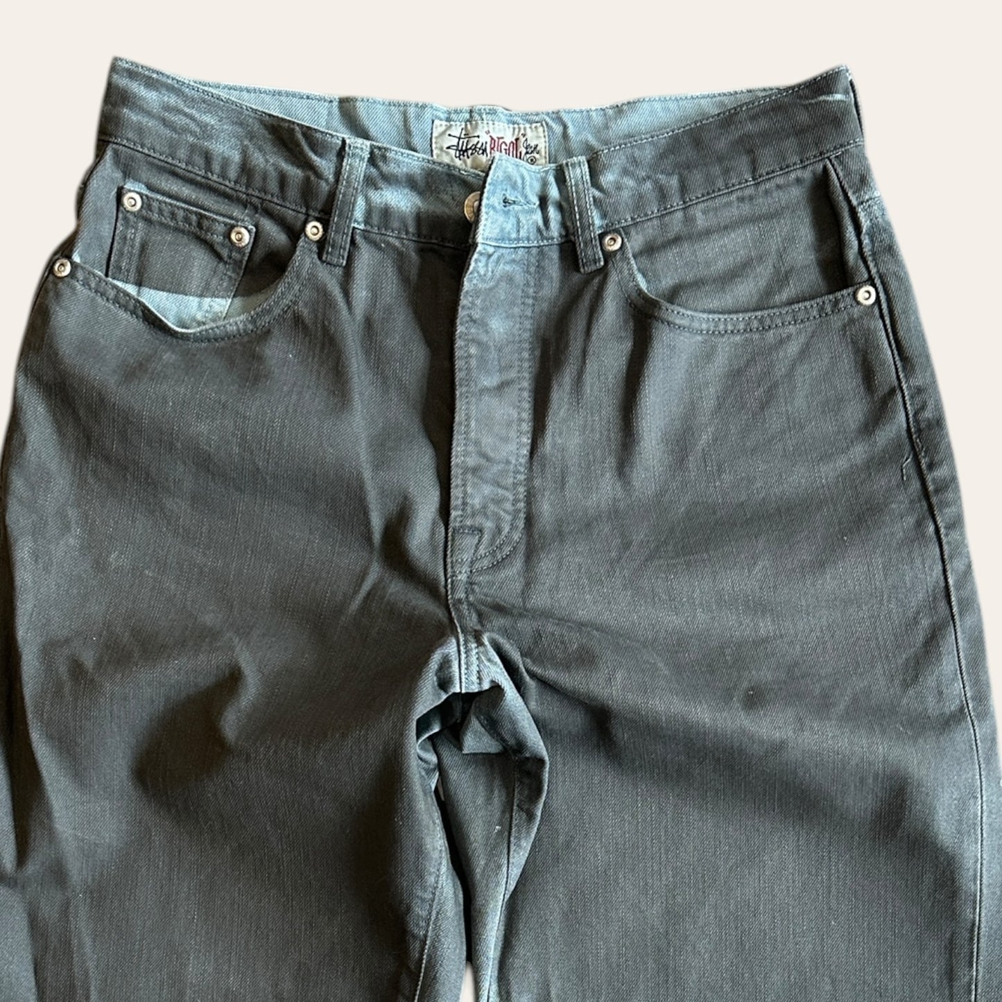 Stussy Big Ol Jeans Dyed Size 28