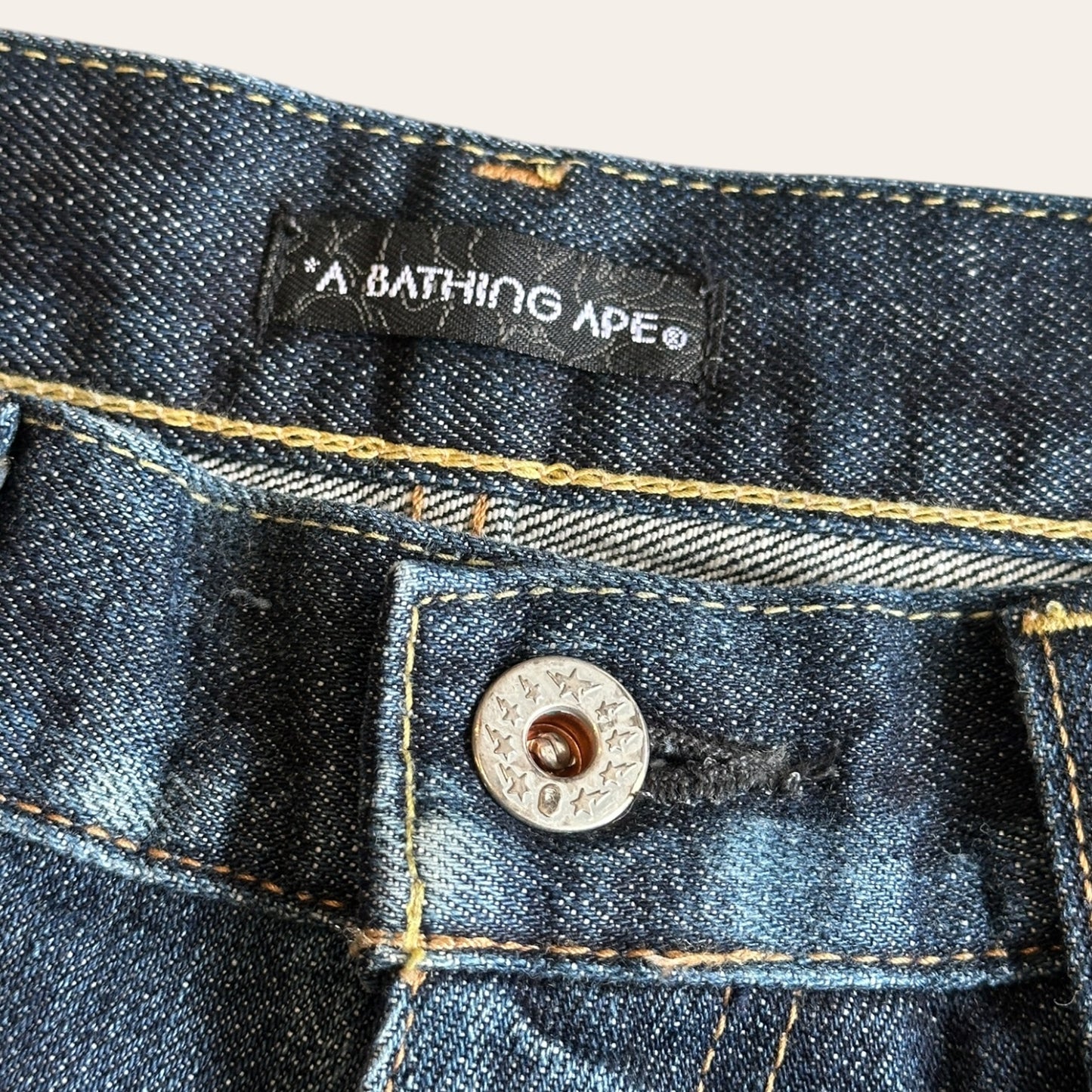 00s Bape Bapesta Jeans Size 34