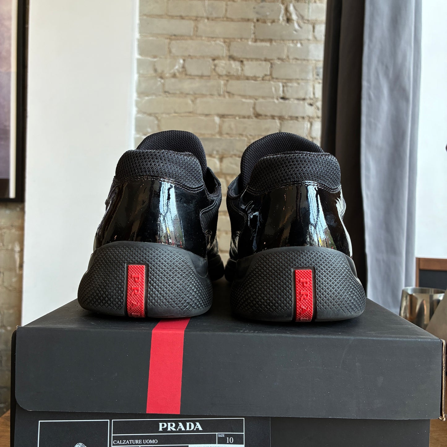 Prada Americas Cup "Black" Size 10
