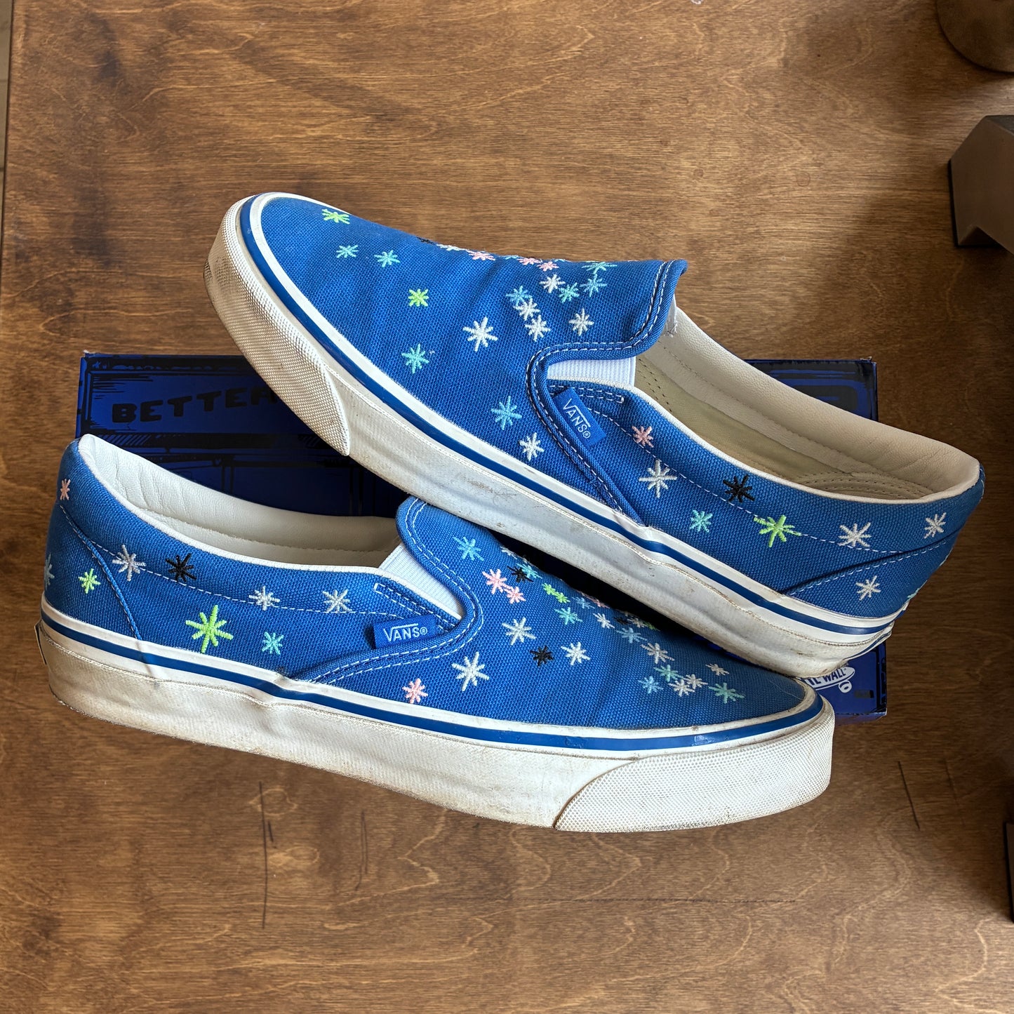 Better Gift Shop x Vans Slip On Size 10